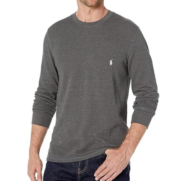 Polo Ralph Lauren Waffle Knit Long Sleeve Shirt - Picture 1 of 7